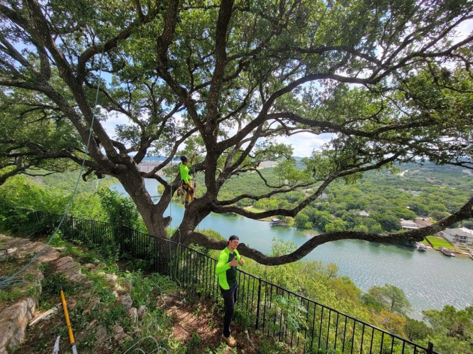 Crew at work